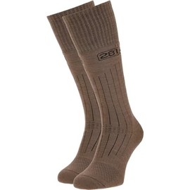 281Z Military Winter Cushioned Mid-Calf Wool Boot Socks - Tactical Trekking Hiking Outdoor Hunting (Coyote Brown, Small 2 Pairs Pack)