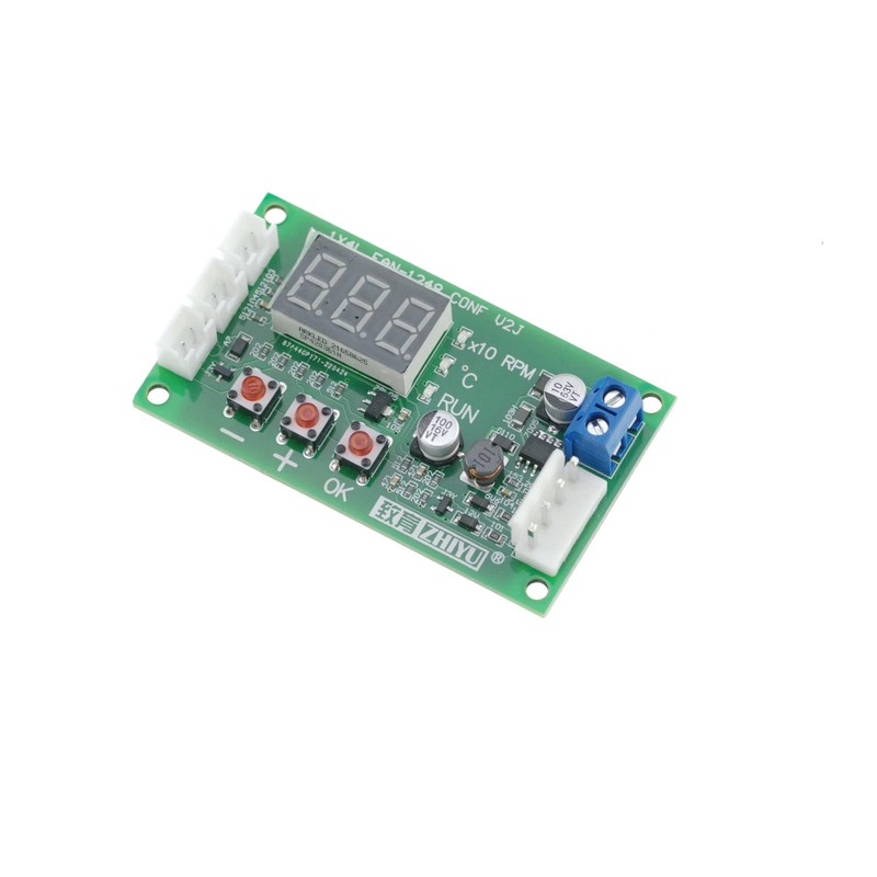 FamilyMall Fan Temperature Controller 4-Wire PWM Driver Module DC 12-48V