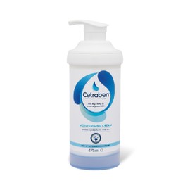 Cetraben Cetraben Moisturising Cream, For Dry, Itchy, Sensitive & Eczema-Prone Skin, Soothe, Moisturise, Hydrate, & Protect, Dermatological Moisturiser,Daily Use on the Body, Fragrance Free, 1 x 475ml