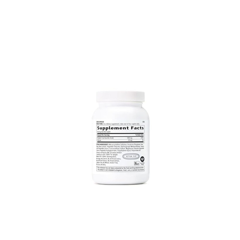GNC Vitamin C 500mg, Provides Immune Support, 250 Caplets
