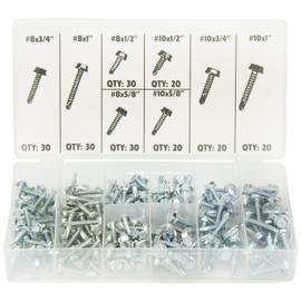ATD Tools 349 200-Piece Hex Head Screw Assortment