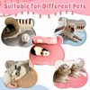 Guinea Pig Cage Liner, 4 PCS Washable Guinea Pig Bedding