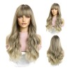 Peluca De Pelo Largo Big Wave Air Bangs
