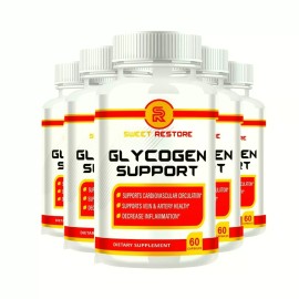 Sweet restore 5-Pack Sweet Restore Glycogen Support to Regulate Blood Pressure - 300 Capsules