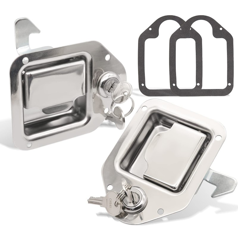 Tool Box Replacement Latch,2 Stainless Steel Truck Tool Box Latch
