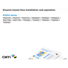 CMYi CLI-271XL Cyan Replacement Ink Cartridge for Canon PIXMA MG5720, MG5721, MG5722, MG6820, MG6821, MG6822, MG7700, MG7720, TS5020, TS6020, TS8020, TS9020 Printers (2 Cyan)