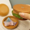 Hamburger Coaster Set Heat Insulation Cute Exquisite Wood Drink Coasters
