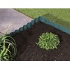 Garden Lawn Edging Green Plastic Wave Landscape Edging Flower Bed