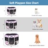 JESPET Pet Dog Playpens 36", 45" & 61" Portable Soft
