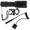 Aluminium Alloy Night Viewing Zoom Torch IPX6 Waterproof Hunting Flashlight