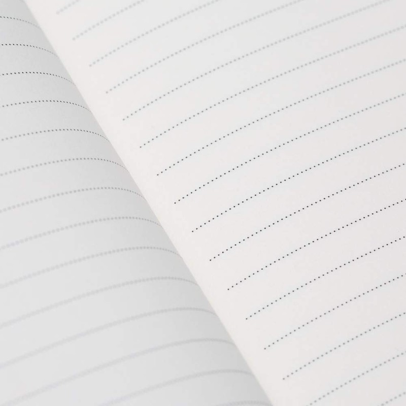 Matilda MOO Notebook - A5 Lined - Striped - Blue