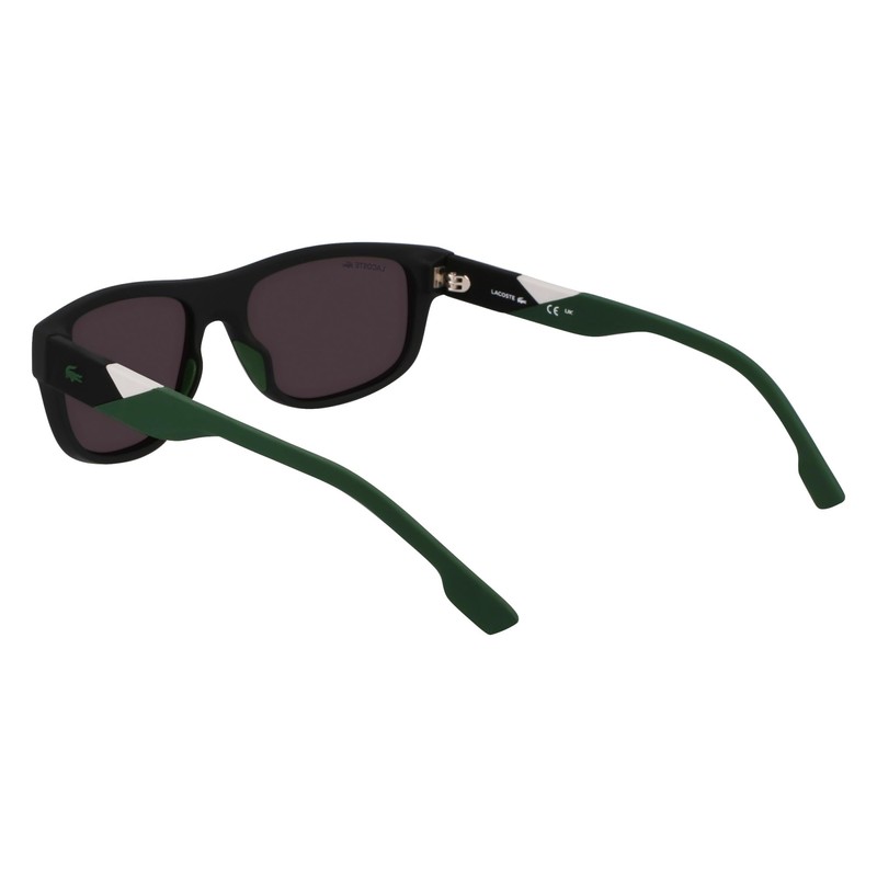 Lacoste Men's Sunglasses L6042S 002 Matte Black/Grey 55/17/145, 002 Matte