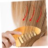 Outanaya Resin Wide Tooth Massage Comb for Scalp Care and