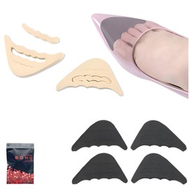 BONU 2 Pairs Toe Cushion Set of 4 (Black)