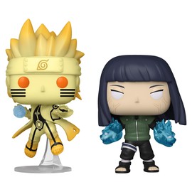 Funko Pop! Animation: Naruto Shippuden - Naruto Uzumaki in Kurama Link Mode & Hinata Hyuga Byakugan Princess Special Edition Multicolor Common Bundle
