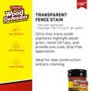 Wood Defender Transparent Fence Stain Redwood Gallon