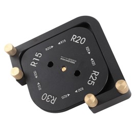 Plantillas de Enrutador de Plantilla de Esquina Radial, Excelente Tratamiento de Oxidación de Superficie, Adecuadas para Suministros de Carpintería