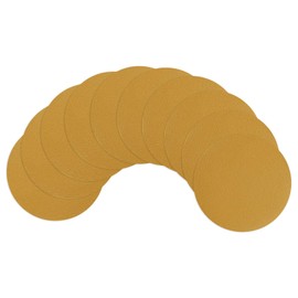 uxcell Round Drink Coasters Set of 10 Dual Sided Non-Slip Non-Stick Waterproof Leather Coasters for Drinks, Coffee Table, Housewarming Gifts, Home Decor 4"×4" Ginger