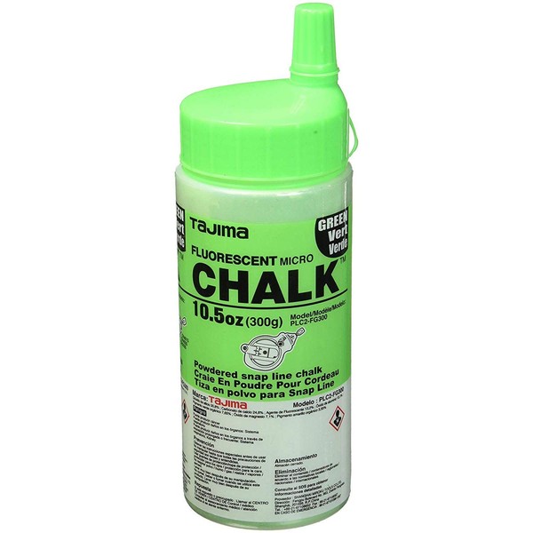 TAJIMA Micro Chalk - Fluorescent Green 10.5 oz (300g) Ultra-Fine