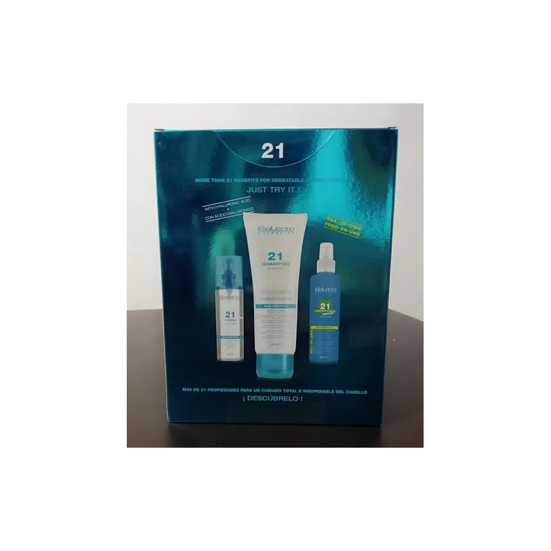 Kit Salerm 21® Tratamiento Express Reparador Cabello 3 Pzas