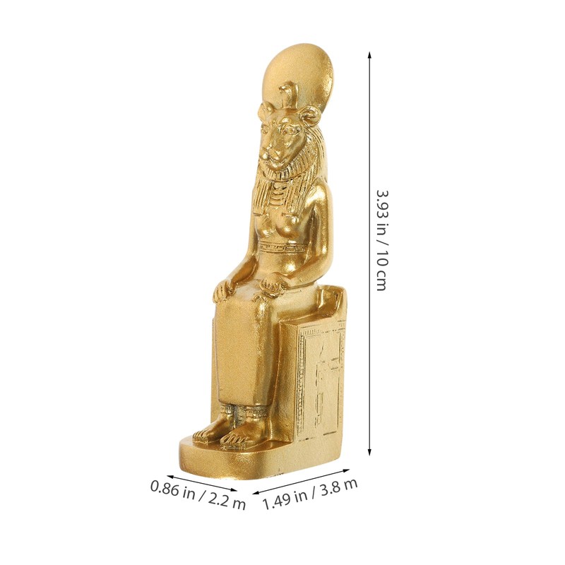 Abaodam Ancient Sphinx Statue Sphinx Statue Office Desk Decorations Retro