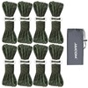 JAICOM 8 Pack 4mm High-Reflective Outdoor Guy Lines, Ultralight Tent