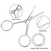 Mudder 3 Pieces Nose Hair Scissors Rounded Tip Scissors Facial