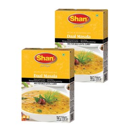 Shan - Daal Masala Mix (100g) - Seasoning Packets for Mild Lentil Curry (Pack of 2)