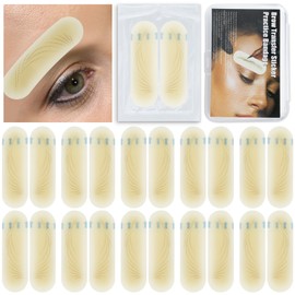 Guapa Individually Packed Transfer Eyebrow Stencils – Easy Mapping for Microblading & Permanent Makeup Machine Practice (10 pairs)