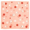 Hamamonyo Washed Towel Handkerchief, Fluffy, Pink