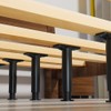 Luxshiny 2 Pcs Bed Frame Support Legs - Adjustable Furniture