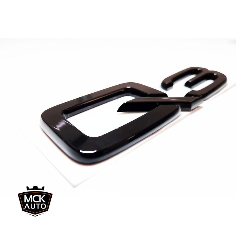 MCK Auto - Q3 Black Glossy Front Rear Mudguard Black