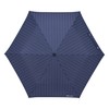 Champion CHM70MN58 Gentleman Windproof Striped Mini Folding Umbrella, Navy, 22.8