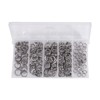 Split Ring Stainless Steel Fishing Tackle Ring Chain Connector High