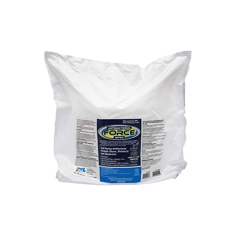 2XL Antibacterial Force Bucket Refill Cleaning Wipe, 6" x 8",