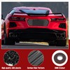 Rear License Plate Frame Compatible with Corvette C8 Z51 Stingray