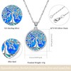 Friggem 925 Sterling Silver Tree of Life Necklace, Tree of