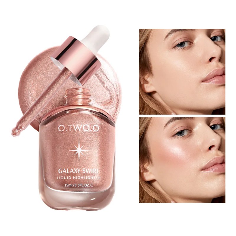 Iluminador Rubor O.two.o Iluminador Líquido Blush 03 Rose