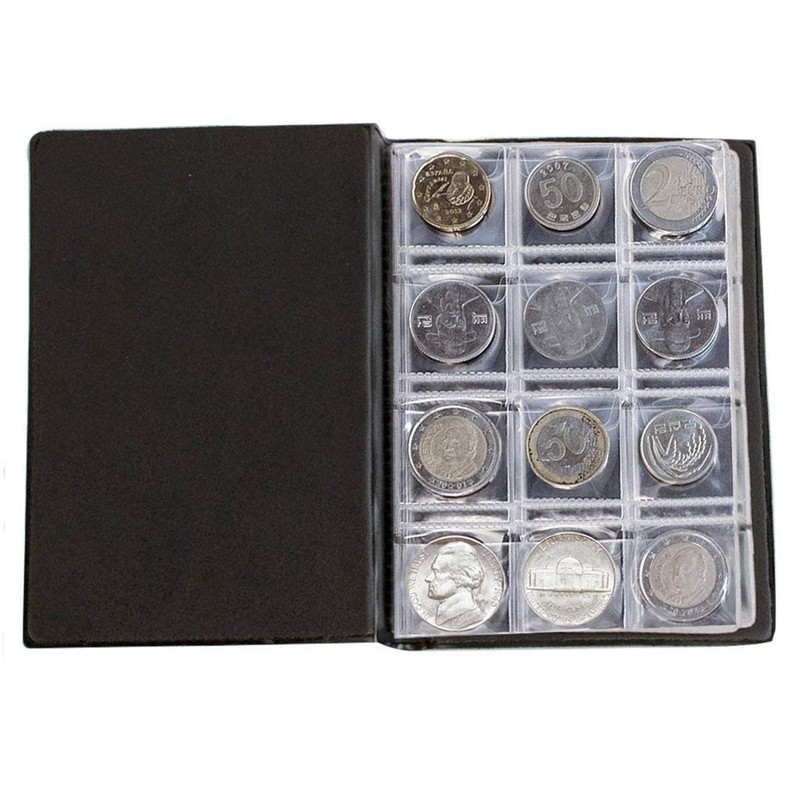 Coin Storage Album - 120 Pockets Coin Collecting Holder for