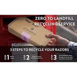 The Little Eco Company The Little Eco Company Dermaplaning Blades for Face| FREEPOST Recycling Service| 3 pack | Biodegradable Wheat Straw Eyebrow Razor| Face Razor for Women| Peach Fuzz Remover| Facial Hair Remover