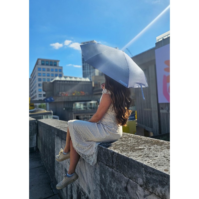 Fulton Parasoleil UV Blue Chambray