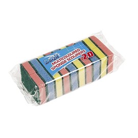 Duzzit Pack Of 20 Sponge Scourer Washing Up Sponges
