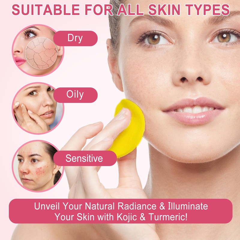A r b c r n Turmeric Cleansing Pads,Kojic Acid