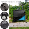 DICAPA Table Tennis Table Cover, Protective Cover for Folding Table