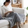 Leisure Blanket Comforter Soft Student Camping Sofa Promotional Items Gift Blankets Knee Microfiber Blanket Gray 150x200 2ea