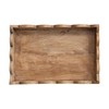 Creative Co-Op Mango Wood Scalloped Tray, Natural