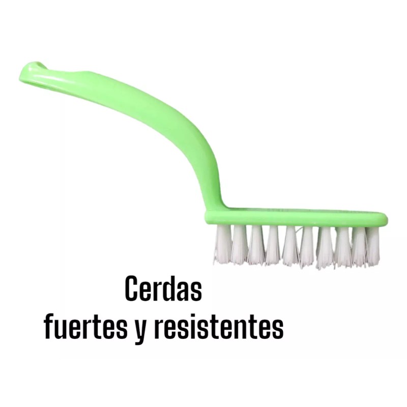 Comercial Set 3 Cepillos Limpieza Multiusos Baño Cocina Piso Baldosas