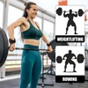 Padded Weight Lifting Straps Deadlift Straps with Wrist Support， No-Slip