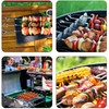 Barbecue Skewer Kabob Set, Stainless Steel BBQ Sets Includes 6