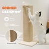 PETKARAY Couch Corner Cat Scratcher, 28'' Corner Scratching Post Cat